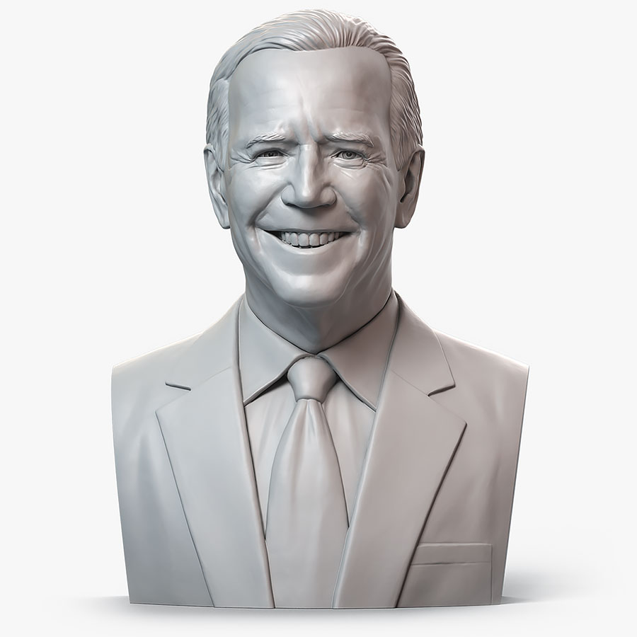 Портрет по фото STL файл для 3D печати. Цифровая скульптура на заказ
